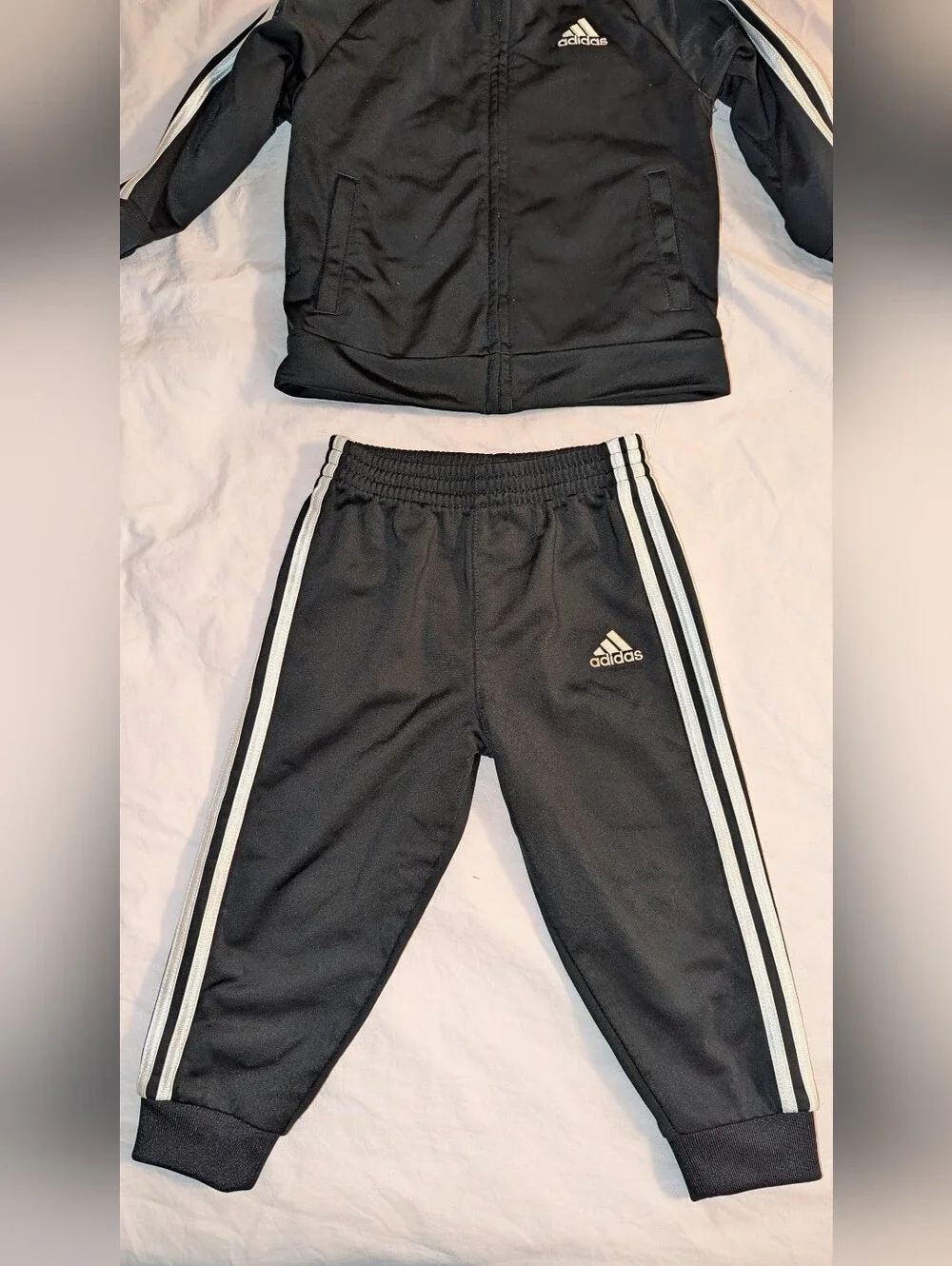 Adidas zip jacket and pants track set 18 months